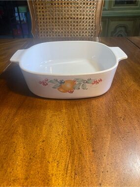 Corningware White Abundance 2 Qt Casserole Pan